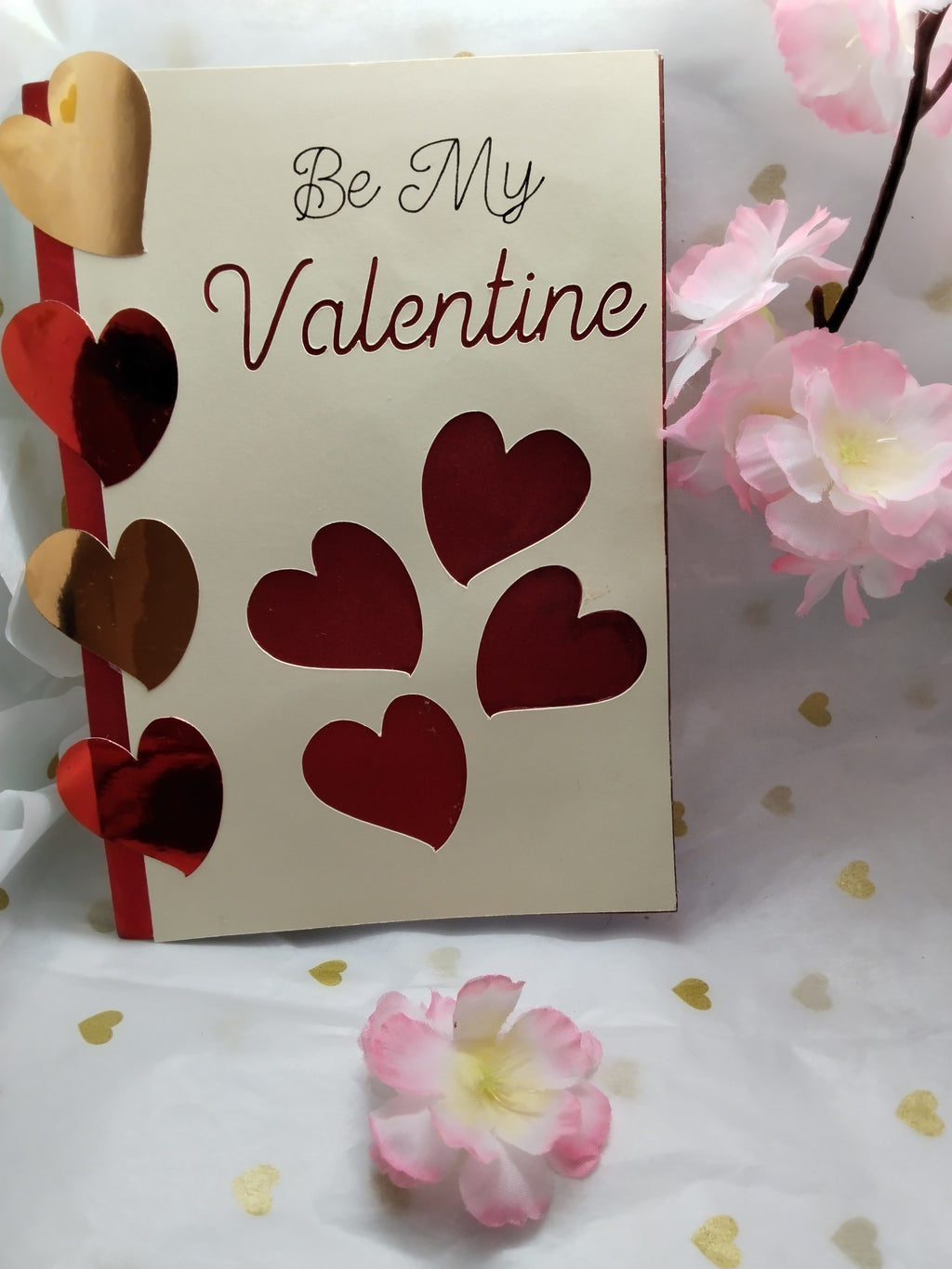 💖 Carte de Saint-Valentin faite main – « Forever Together »