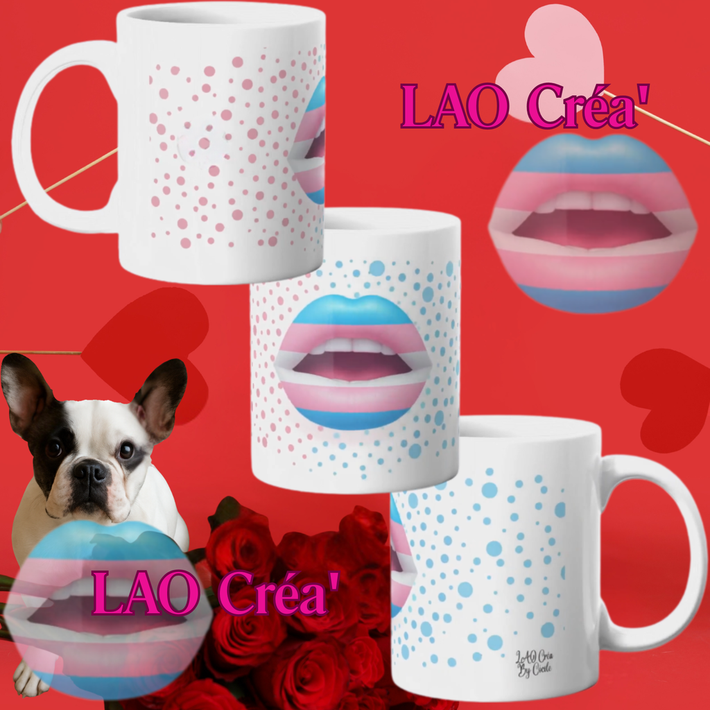 Drapeau de fierté pour nos amis les Transgenres