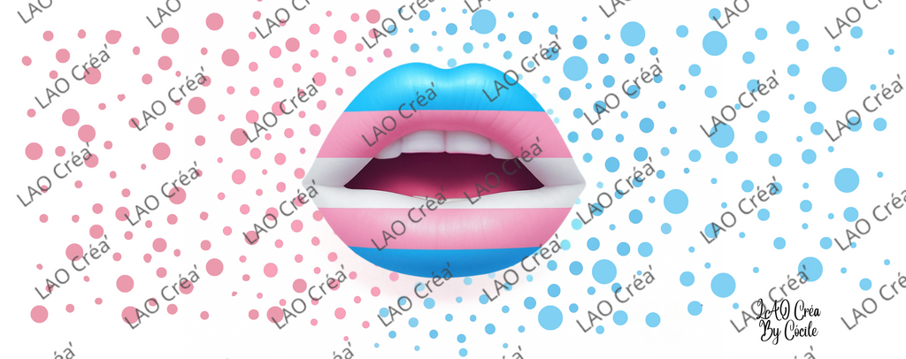 Drapeau de fierté pour nos amis les Transgenres