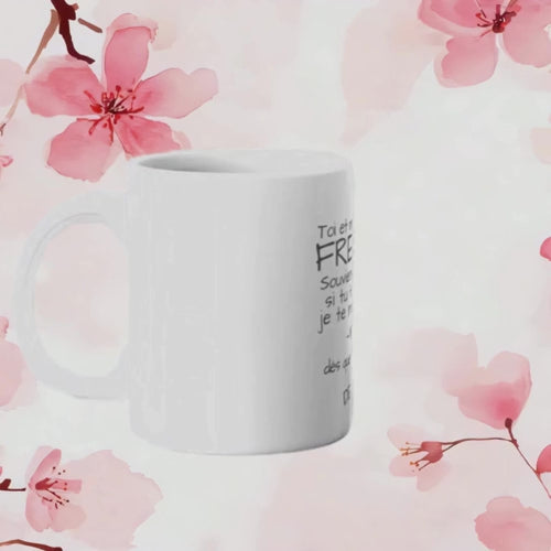 ☕ Mug humoristique – Frères pour la vie (ou presque)