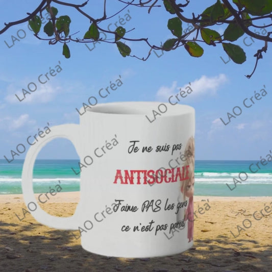 Je ne suis pas ANTISOCIALE
